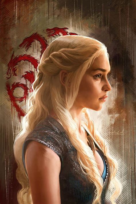 Game of Thrones Art Poster | Daenerys Targaryen | Exclusive Art | NEW | USA | eBay