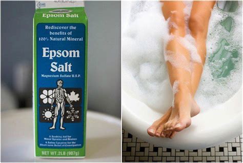 Epsom Salt Bath - Helps with Skin Problems, Joint and Muscle Pain