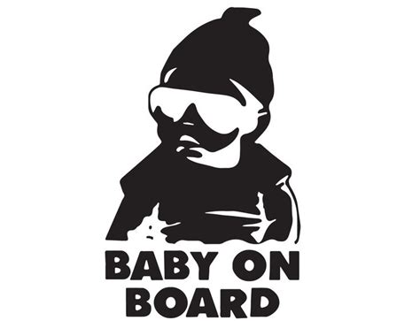 Baby On Bard The Hangover Decal | Car stickers funny, Custom vinyl stickers, Funny decals