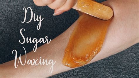 DIY Sugar Waxing Tutorial | Natural Hair Removal - YouTube