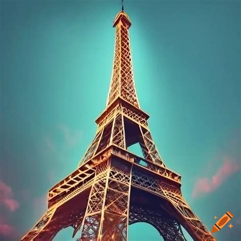 Eiffel tower on Craiyon