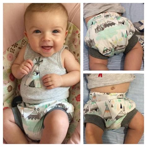 PATTERN HACK - Ribbed Leg Nappy Cover | Baby sewing, Diaper cover boy, Baby boy clothes funny