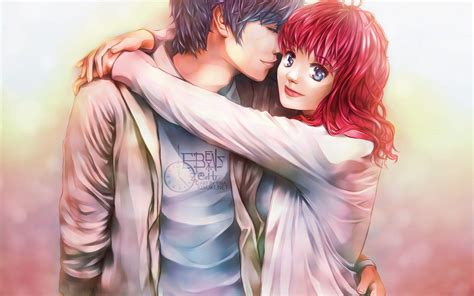 Anime Couple Hug Wallpapers - Wallpaper Cave