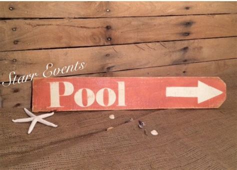 Pool signs. Pool decor. Swimming pool signs. Wooden sign great | Etsy