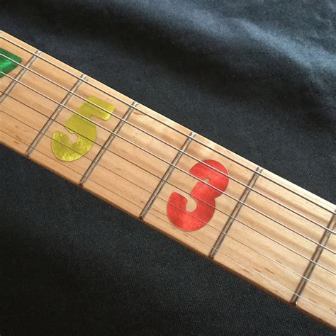 Bass Guitar Fretboard Stickers - Etsy