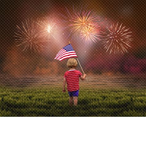 Patriotic Digital Backdrop – Lake View – Squijoo.com