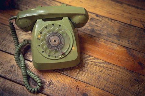 Rotary Phone - Virtually nobody has a home phone 50 years ago, a home phone was a necessity. The ...