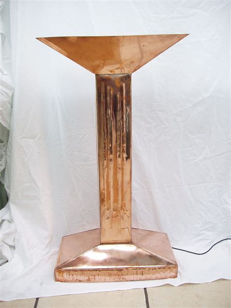 Copper Bird Bath Fountain - Vivohome outdoor garden bird bath copper with fountain pump turn ...