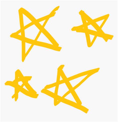 Collection Of Free Stars - Yellow Stars Drawing Transparent, HD Png ...