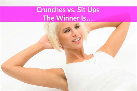 Crunches vs. Sit Ups: The Winner Is… - The Healthy Apron