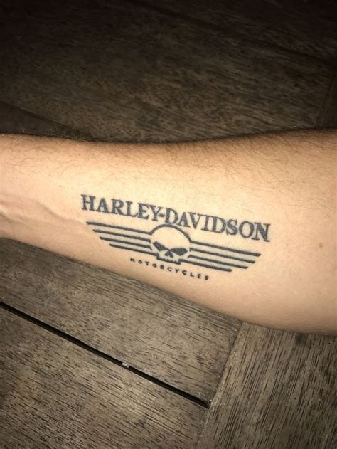 Harley Davidson emblem Tattoo #harleydavidsonroadkingart | Harley tattoos, Harley davidson ...