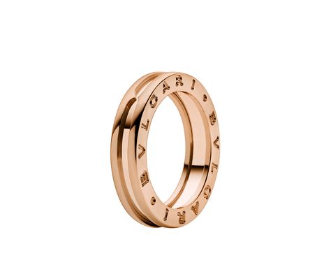 B.zero1 Rose gold Ring 335988 | Bvlgari | Handmade gold ring, Blue engagement ring aquamarines ...