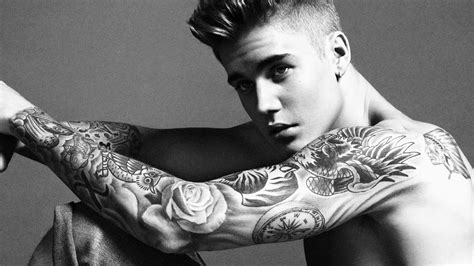 Justin Bieber Tattoo Wallpapers - Wallpaper Cave