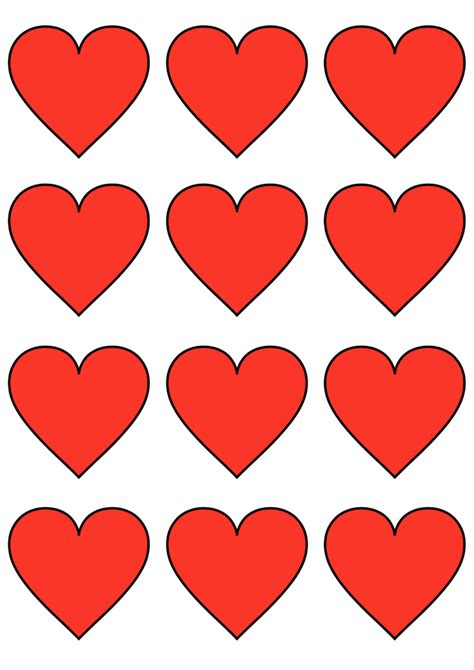 adorable free heart printable templates stencils originalmom - print out these 6 sweet and free ...