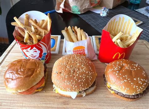 McDonald's, Burger King, & Wendy's: Best Signature Burger 2023