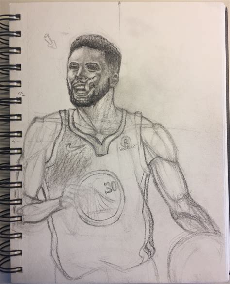 Stephen Curry - WIP 2 by Dry-Art on Newgrounds