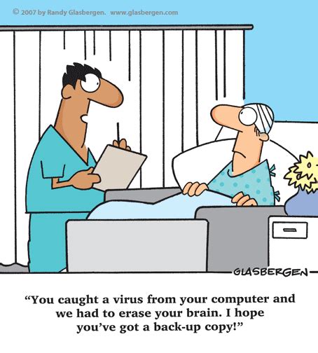 Health and Medical Cartoons | Randy Glasbergen - Today's Cartoon | Medical jokes, Technology ...