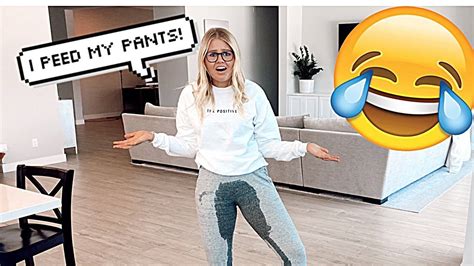 I PEED MY PANTS!! *PRANK ON HUSBAND* in 2021 | Wet pants, Famous girls ...