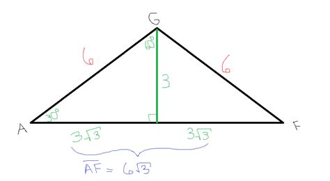 geometry - How do you find the base of an isosceles triangle when given ...