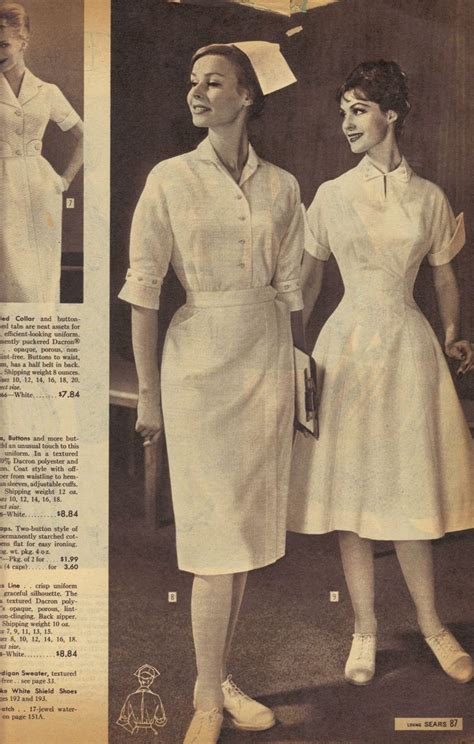 Nurses’ Uniforms, Hats & Shoes, 1960 | Nurse uniform, Vintage nurse ...