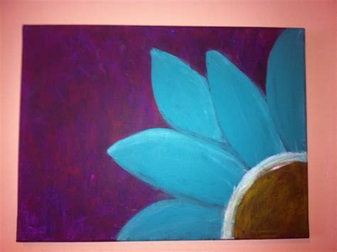 Mom With A Blog | Painting, Canvas painting, Acrylic flowers