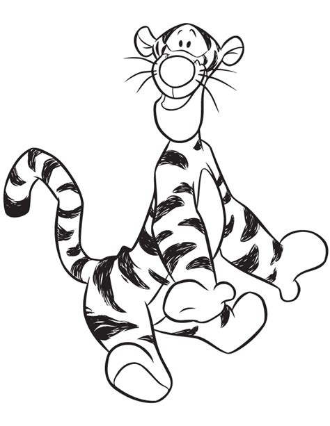 Tigger From Winnie The Pooh Coloring Pages - Coloring Home