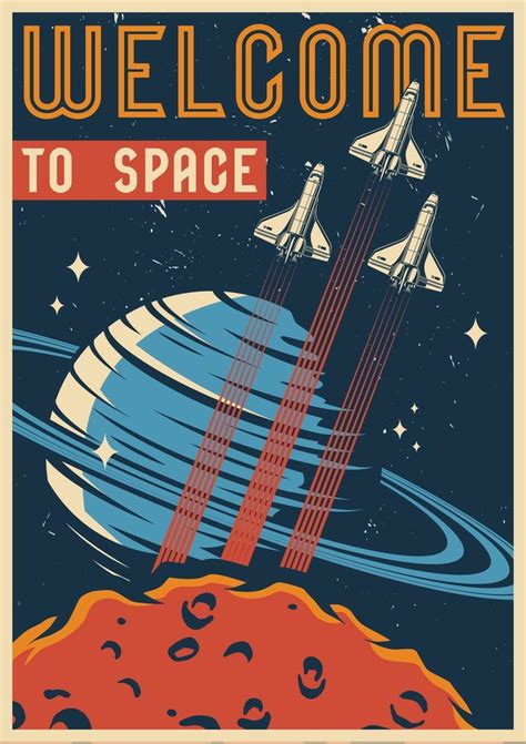 Pin by Sarahi Llanas on NASA | Vintage space poster, Retro space ...