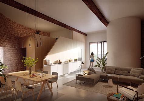 Interior Rendering, Interior Architecture, Utrecht, Dilapidated ...