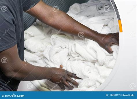 Hotel Linen Cleaning Services Stock Image - Image of cleaner, heated: 112455137