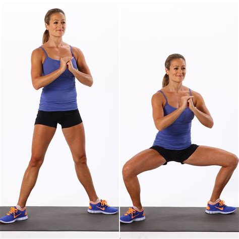 Sumo Squat | Three-Minute Workout | POPSUGAR Fitness Photo 5