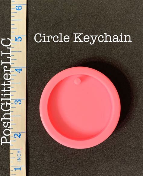 CIRCLE Keychain MOLD SILICONE Molds Shiny Mold Small - Etsy | Diy resin mold, Making resin molds ...