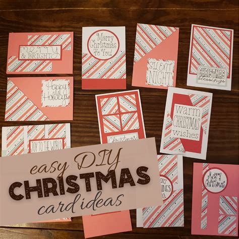 Homemade Christmas Card Designs