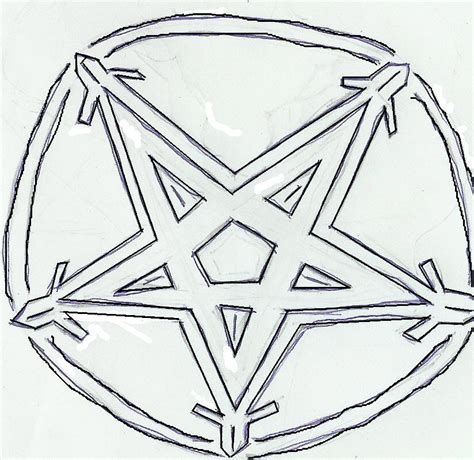 famous inverted pentagram by stripedbat on DeviantArt