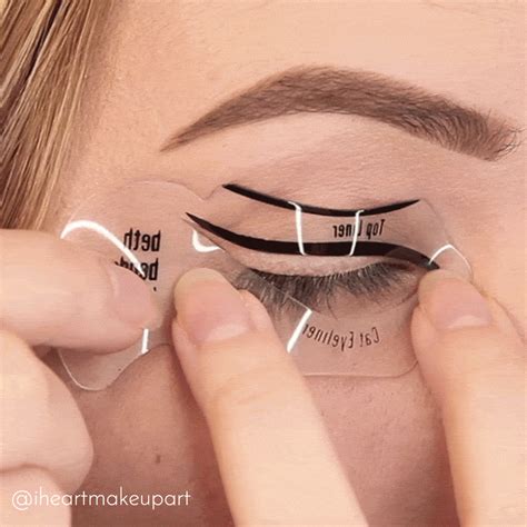 Eyeliner Stencils - Perfect Cat Eye Makeup & Smokey Eyes | Beth Bender Beauty #eyemakeupnatural ...