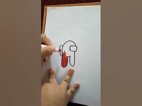 drawing sus among us - YouTube