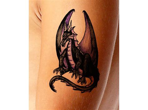 Black Dragon, Dragon Tattoo, Tattoo Design From Art Instantly - Etsy