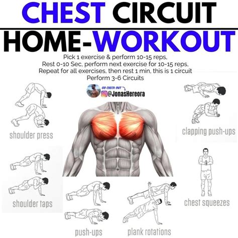 Home Chest Workout | The Best Chest Exercises To Do At Home | Chest workout for men, Best chest ...