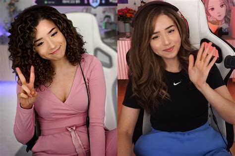 Is Pokimane's hair naturally curly?