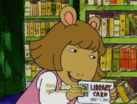 Arthur | Library card, Library memes, Library humor