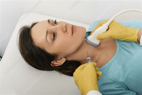 Thyroid nodule biopsy - Stock Image - F038/0793 - Science Photo Library