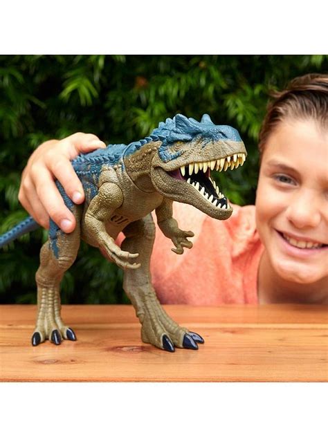 JURASSIC WORLD Ruthless Rampage Allosaurus Dinosaur Figure | Very.co.uk