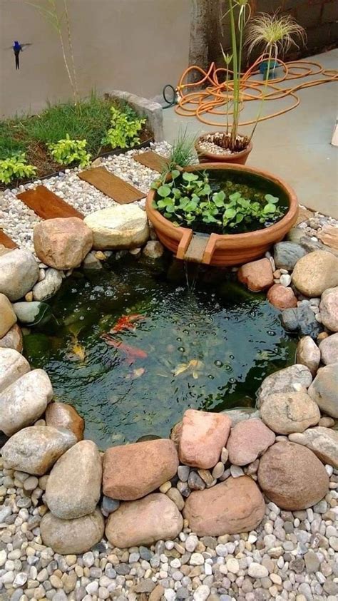 40 Awesome Garden Waterfall Ideas in 2020 | Small backyard ponds, Garden pond design, Fish pond ...