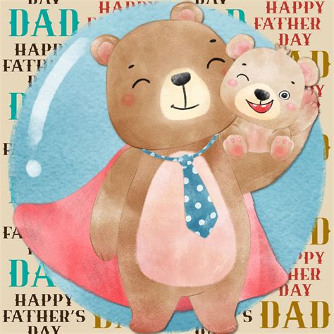Father's Day Bear Free Stock Photo - Public Domain Pictures
