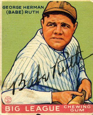 Babe Ruth | PSA AutographFacts™