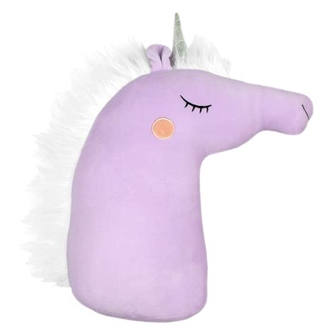 Purple Unicorn Plush Pillow | At Home