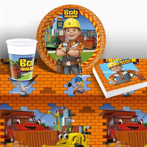 Bob the Builder Party Packs (Tableware) | Party Save Smile