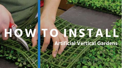 How to Install Your Artificial Green Wall & Fake Hedge Tiles – Designer Vertical Gardens