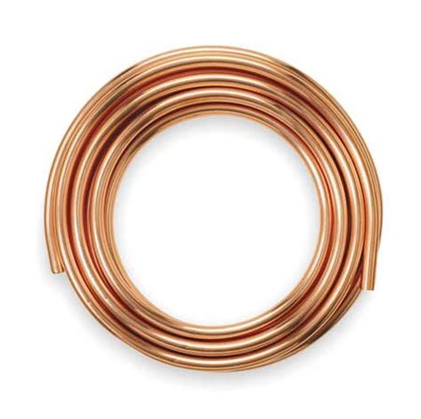 MUELLER INDUSTRIES LSC4020P Coil Copper Tubing, 5/8 in Outside Dia, 20 ...