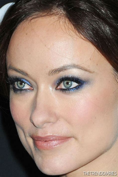 Olivia Wilde Eyes Color - Olivia Wilde With Blue Eye Shadow Popsugar ...