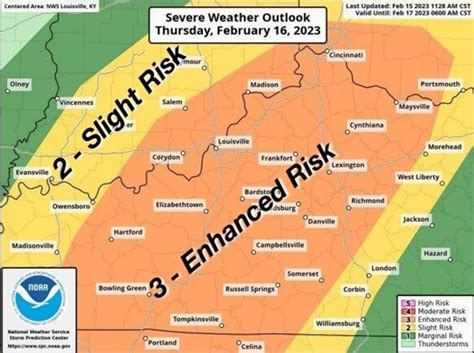 National Weather Service urging Kyians to be vigilant as severe weather expected across state ...